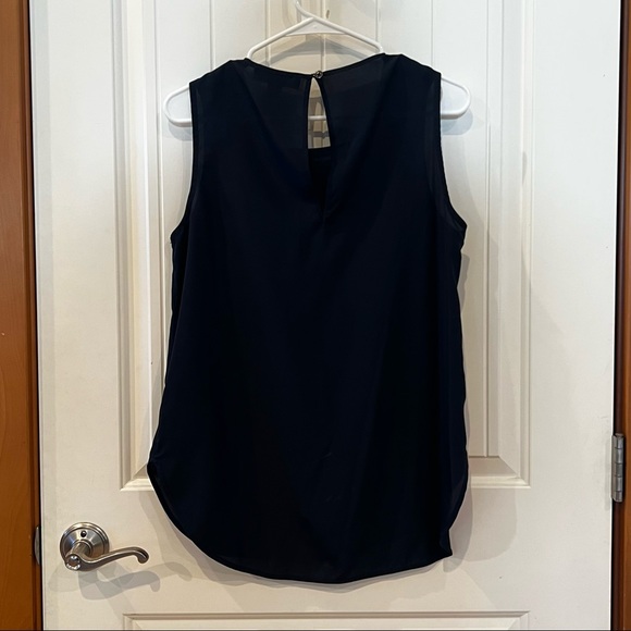 Navy Michael Kors Shell Top - Size 6 - Picture 2 of 5